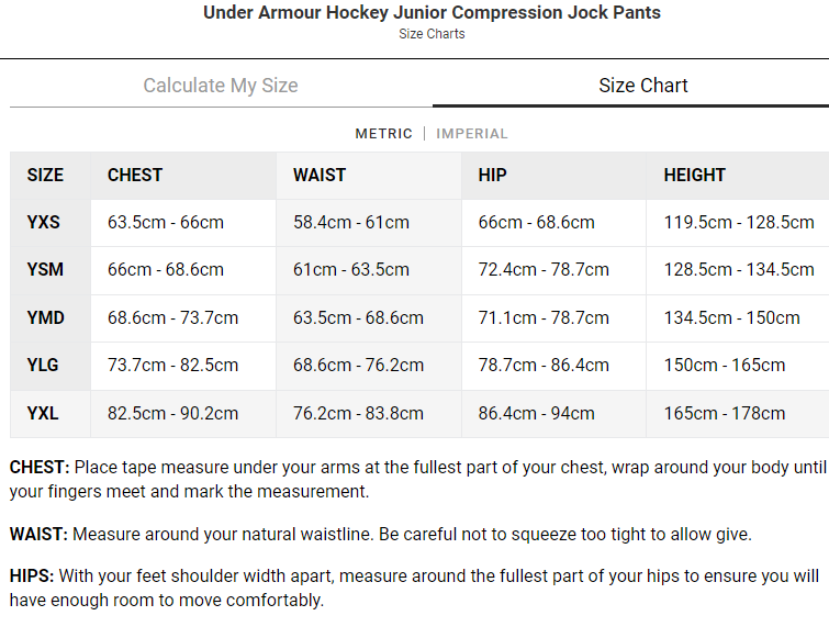 UNDER ARMOUR Compression Jock Pants 주니어